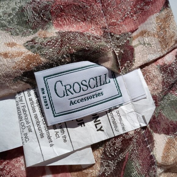 CROSCILL Cotswold Boudoir Throw Pillow Cover Sham Vintage Floral Cabbage Roses - Picture 6 of 8